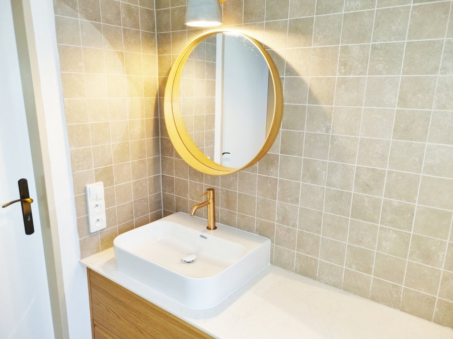 Umyvadlová stojánková baterie RAVAK Espirit 190 mm v odstínu Rose Gold Brushed. Rekonstrukce koupelny, kuchyně a interiérů bytu Svitavy, Hradec Králové | Pemtrade.cz