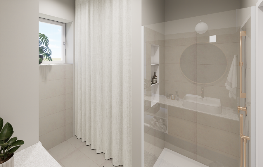 Grafický návrh koupelny 6 Svitavy, Hradec Králové