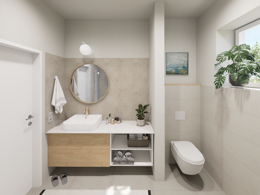 Grafický návrh koupelny 3 Svitavy, Hradec Králové